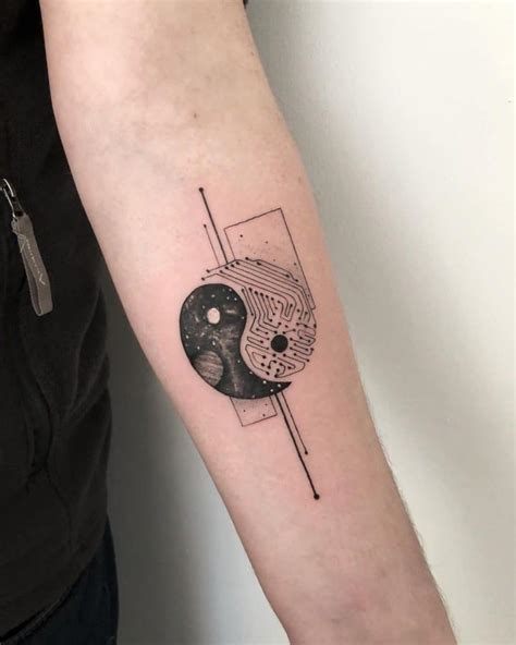 yin yang tattoo vorlagen